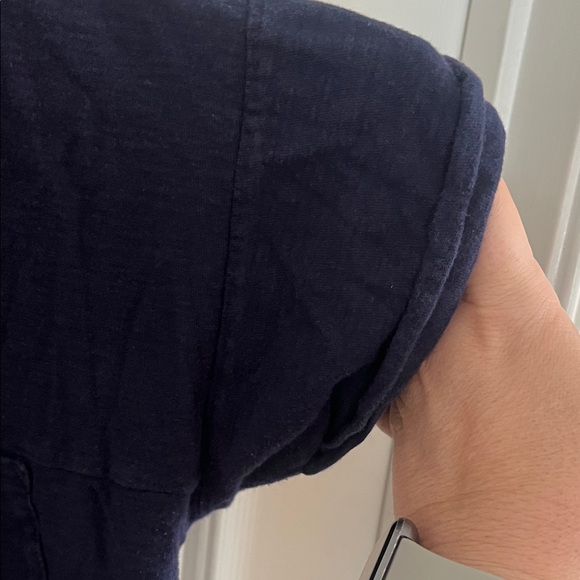 GAP Maternity Dark Navy Short Sleeve Crewneck Tee - Picture 4 of 5